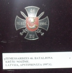 Zemessardzes 46. bataljona krūšu nozīme